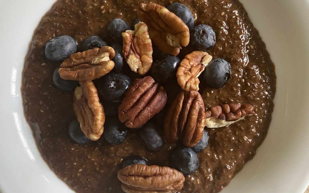 Comforting Cacao Chia Pudding